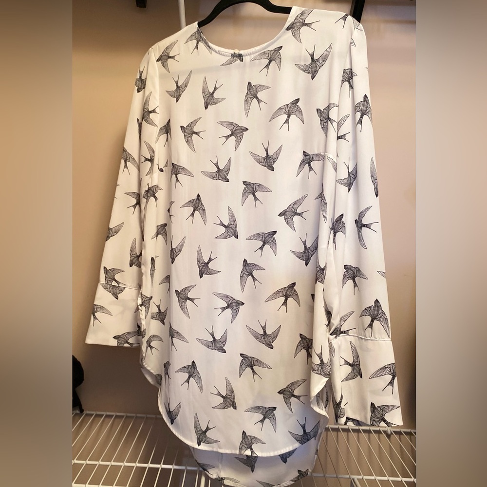Sparrow bird blouse